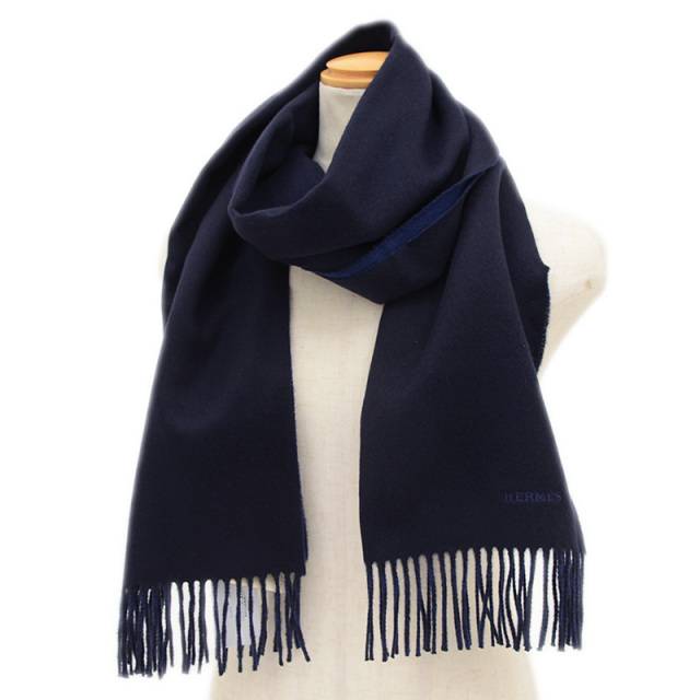 ⭐️エルメス カシミアマフラー レクトヴェルソ⭐️ SALE対象 5%OFF】エルメス マフラー レクトヴェルソ カシミヤ