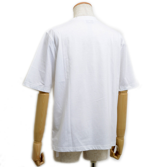 HERMES エルメス　白シャツ　半袖　コットン エルメス 半袖Tシャツ コットン ホワイト メンズ Sサイズ HERMES