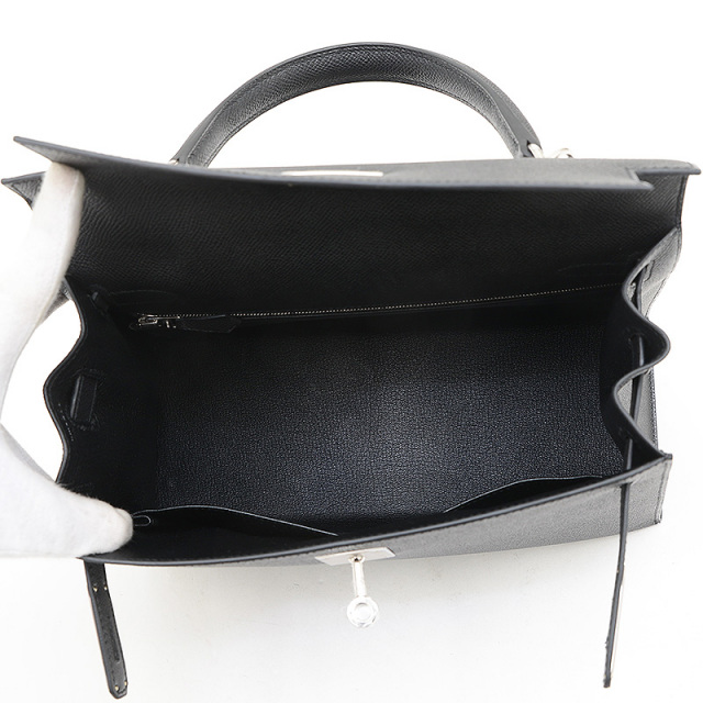 h*l様 HERMES ケリーウォッチ　ブラック×シルバー エルメス HERMES ケリー25 タッチ B刻 (2023年製) ブラック