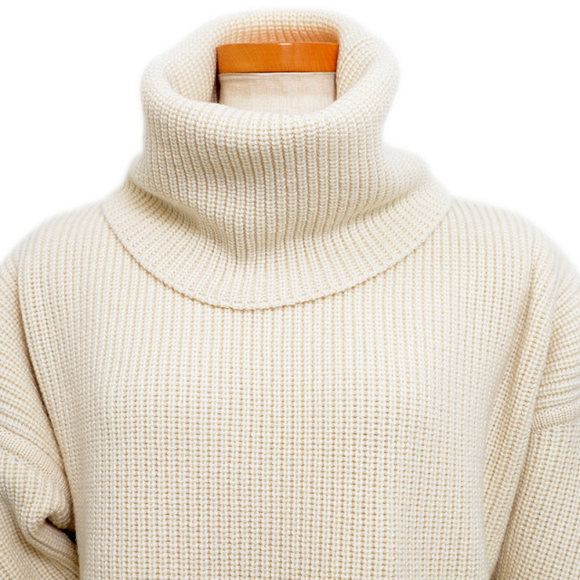 本物保証 エルメス カシミヤ100% ニット R014 エルメス ニット カシミヤ アイボリー レディース 34サイズ