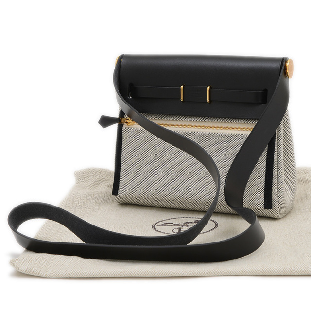 エルメス　エールバッグ エールバッグジップ PM ノワール ブラック 黒[] Herbag Zip PM