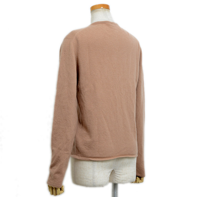 【希少】エルメス カシミア カーディガン ニット サイズ34 エルメス カーディガン カシミヤ ベージュ レディース LAサイズ