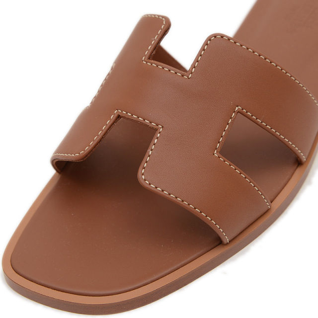 HERMES サンダル オラン ゴールド エルメス サンダル オラン レザー