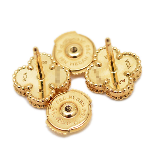 ヴァンクリーフ&アーペルスウィートアルハンブラピアス 18K