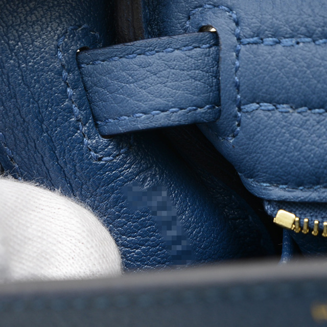 エルメス ケリー25 内縫い トゴ ブルータイ ゴールド金具 K刻印