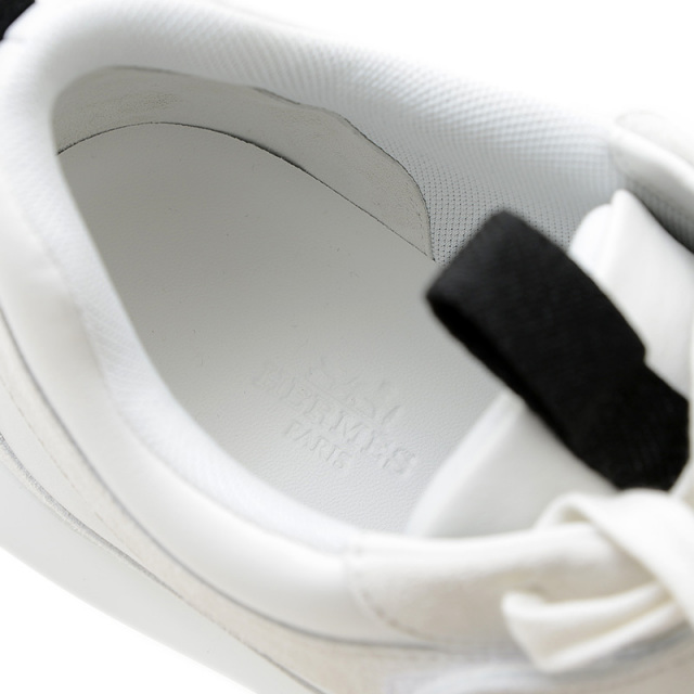 エルメス ループ スニーカー ベルクロ ホワイト レディース 37サイズ