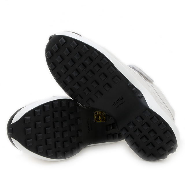 エルメス ループ スニーカー ベルクロ ホワイト レディース 37