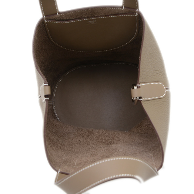 エルメス インザループ 23 トリヨン エトゥープ シルバー金具 W