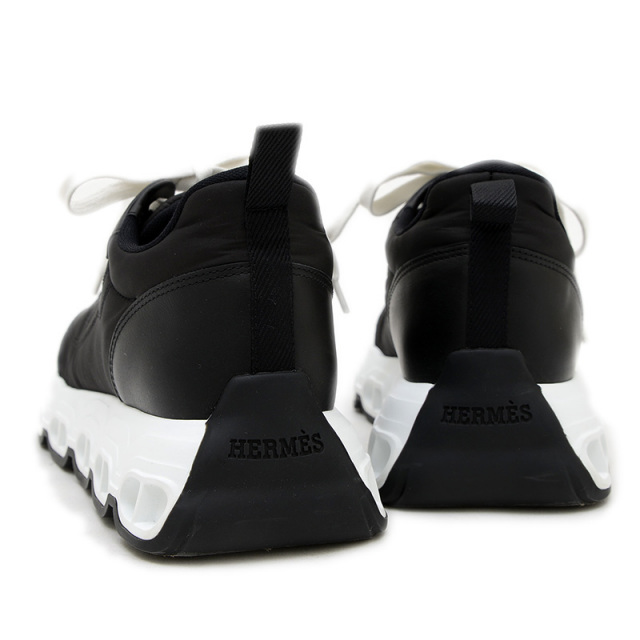 エルメス インパルス スニーカー ナイロン ブラック レディース サイズ