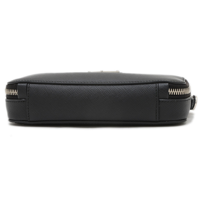 PRADA ブラック ショルダーバッグ サフィアーノレザー 2VH173