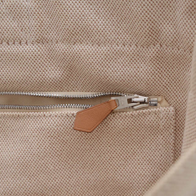 エルメス ニューフールトゥ トートMM キャンバス ブラウン HERMES