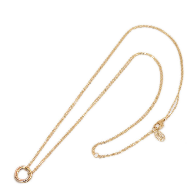 カルティエ トリニティ ネックレス スリーカラーゴールド K18YG