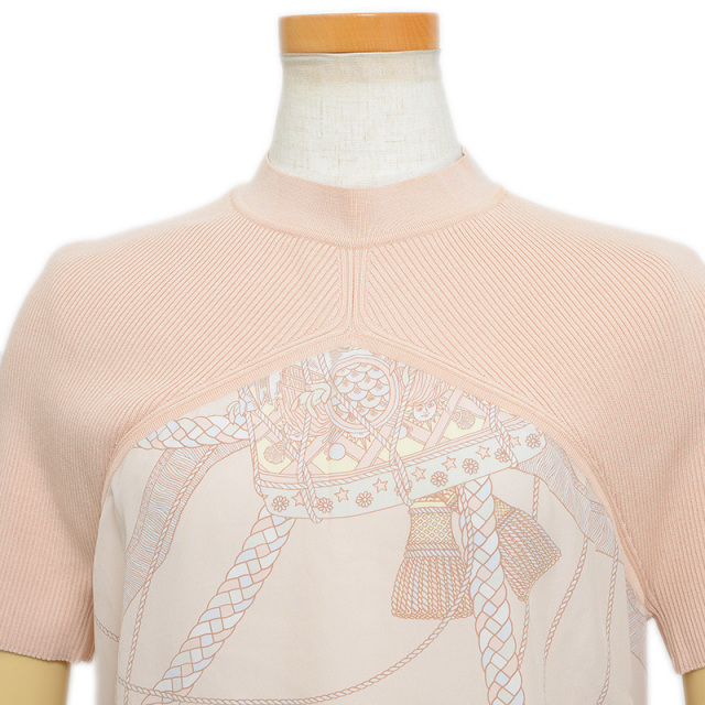 極美品★HERMES★ツイルレーヌ★シルク★ニット★トップス エルメス(HERMES)エルメス ツイルレーヌ セーター セーター 衣料