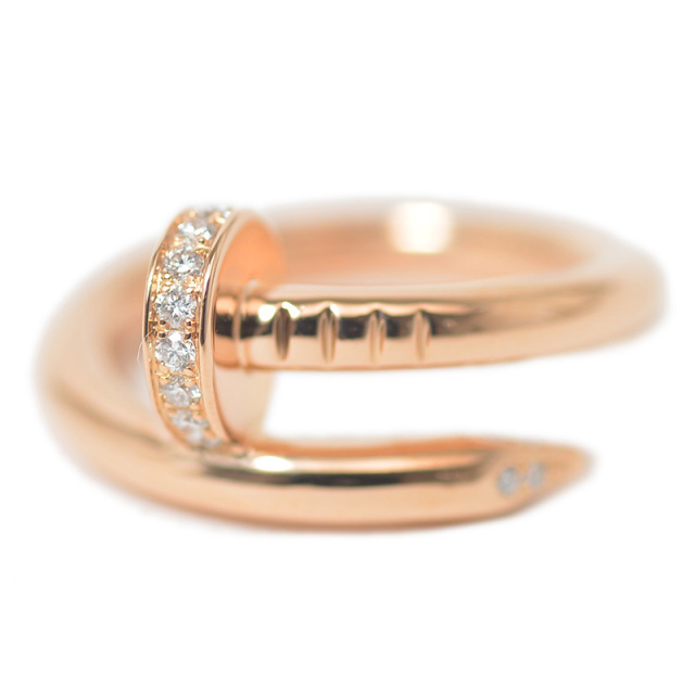 カルティエ ジュストアンクル リング クラシック K18PG/ダイヤ