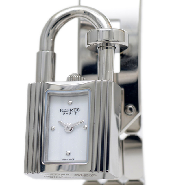 HERMES エルメス ケリーウォッチ レディース 白革ベルト 楽天市場】エルメス【HERMES】ケリーウォッチSV925レザーベルト