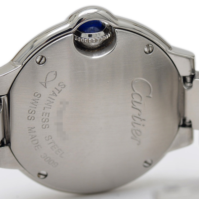 CARTIER カルティエ バロンブルー クォーツ レディースW69010Z4