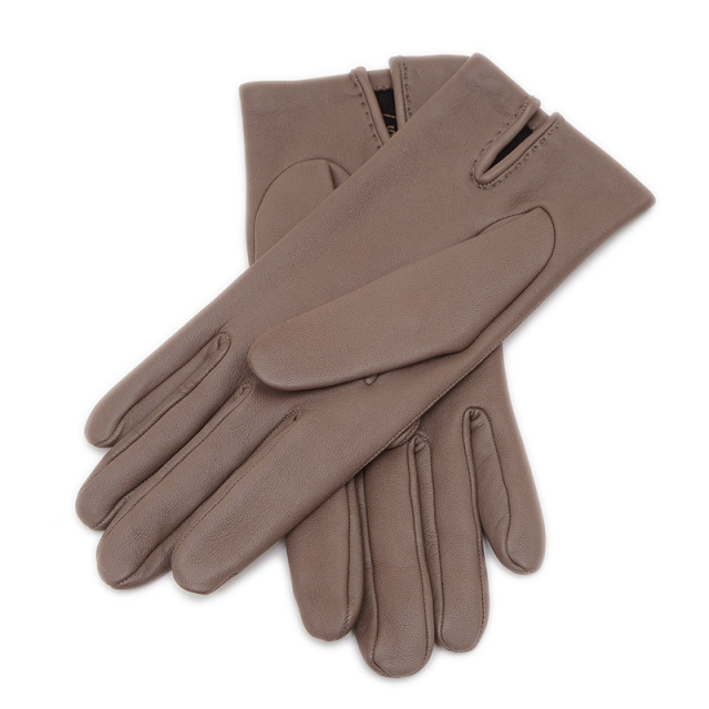 エルメス グローブ 手袋 レザー エトゥープ レディース #7 HERMES