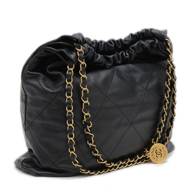 シャネル シャネル22 チェーンショルダーバッグ カーフスキン