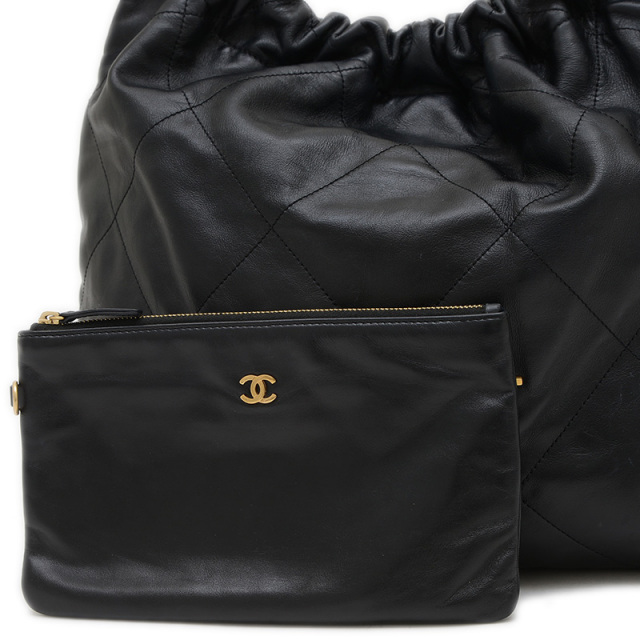 シャネル シャネル22 チェーンショルダーバッグ カーフスキン