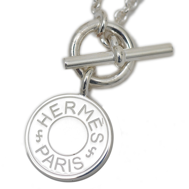 エルメス アミュレット クルードセル セリエ ネックレス シルバー