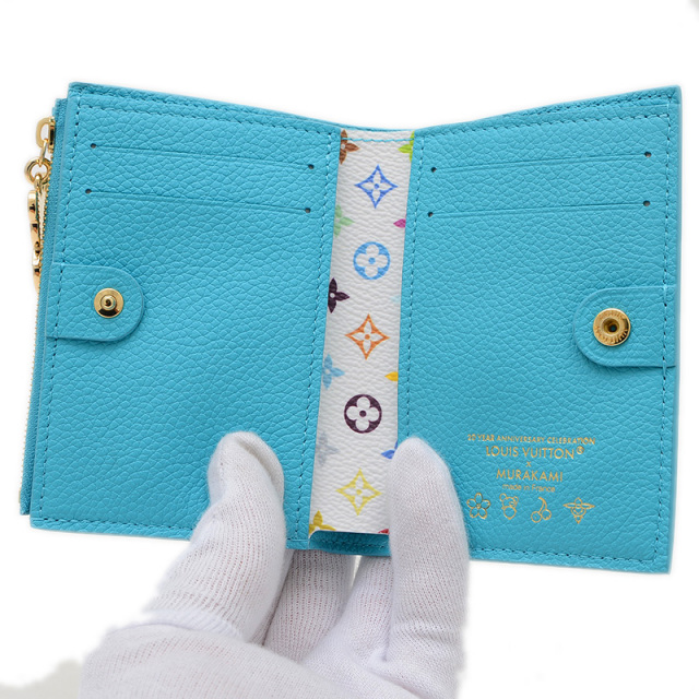 ルイヴィトン LV×TM モノグラムアンプラント ポルトフォイユ リサ 二  