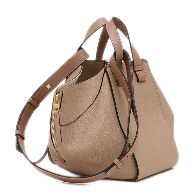 ロエベ ハンモック スモール ショルダーバッグ カーフ サンドベージュ