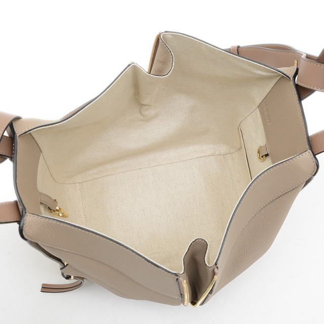 ロエベ ハンモック スモール ショルダーバッグ カーフ サンドベージュ