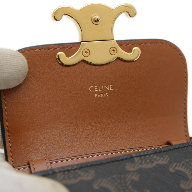 CELINE ミニ クロード / トリオンフ タン 楽天市場】CELINE セリーヌ ショルダーバッグ Mini Triomphe ミニ