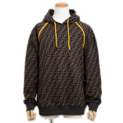 フェンディ パーカー ズッカ コットン ブラウン/ブラック FENDI(フェンディ) ズッカパーカーFY0945 A6ZT FY0945 A6ZT
