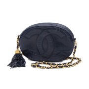 CHANEL♡新品ブラックレザー ミュール パール装飾 org.jpg