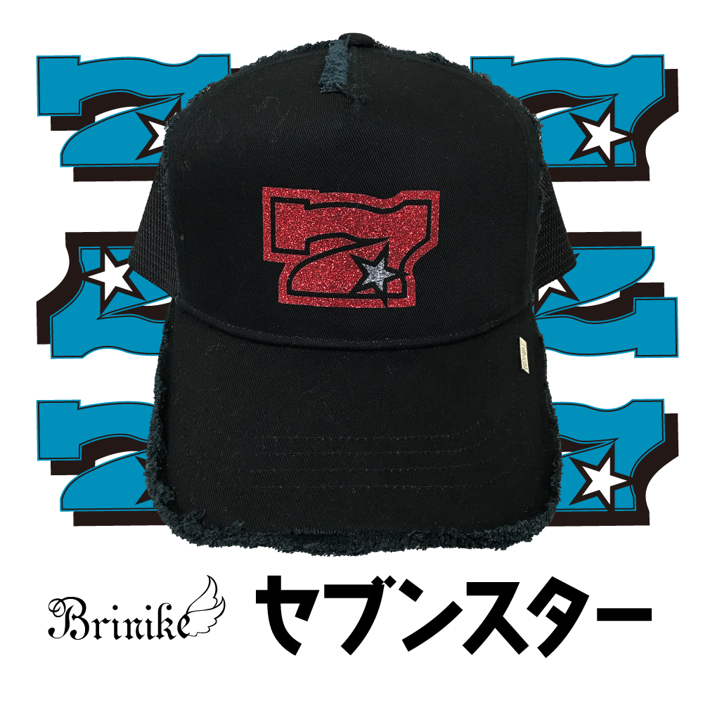 【BRINIKE】グリッターキャップ◆セブンスター