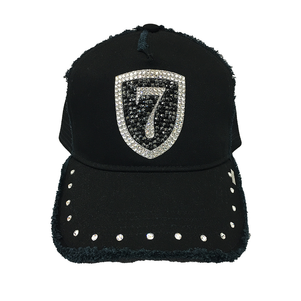 クリスタルキャップ◆エンブレム【総埋め/ライン付】