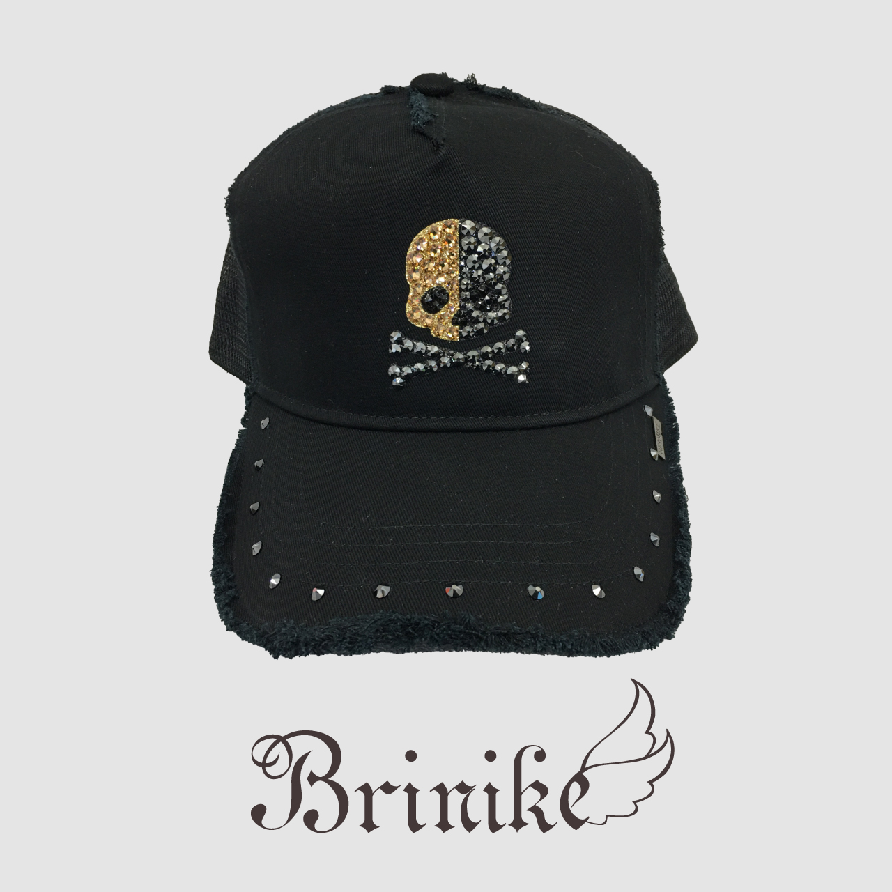 【BRINIKE】スワロキャップ◆オペラスカル　ゴールド