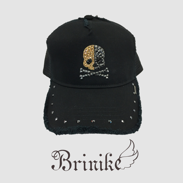 【BRINIKE】スワロキャップ◆オペラスカル　ゴールド