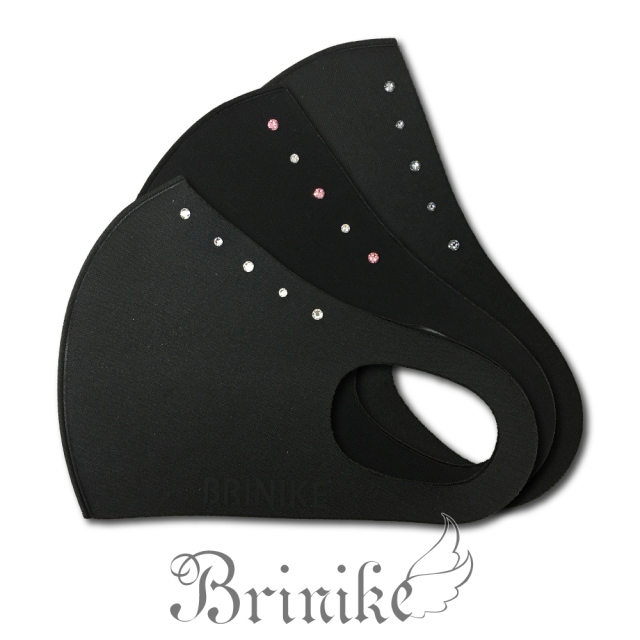BRINIKE】スワロフスキーマスク ライン