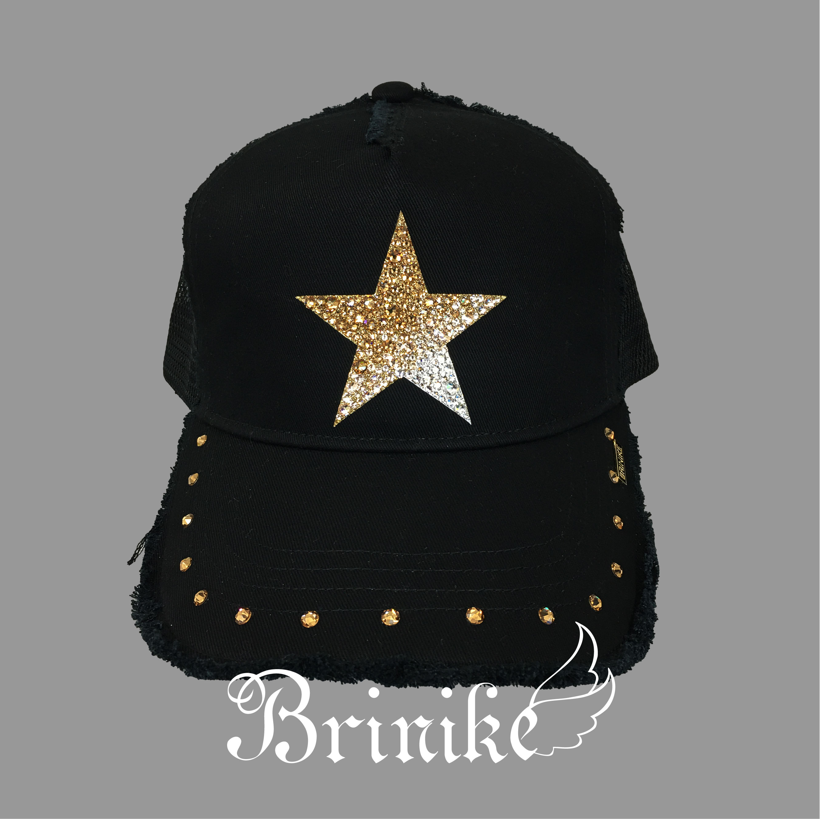 【BRINIKE】スワロキャップ◆スターグラデーション・ゴールド