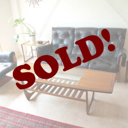 ジープラン・コーヒーテーブル・ビンテージ・ガラス・G-plan