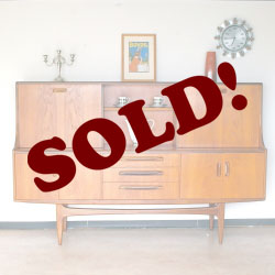 ジープラン・G-plan・ハイサイドボード・チーク・フレスコ