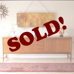 ネイサン・サイドボード・スクエア・チーク・ビンテージ」