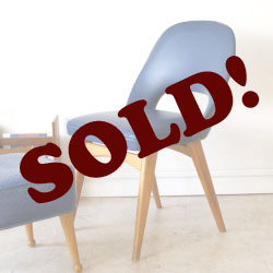 ビンテージ・エッグチェア・ブルー・デンマーク・北欧・ミッドセンチュリー