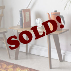 オーク・スツール・スタンド・花台・アンティーク・テーブル