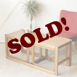 マッキントッシュ・ネストテーブル・コーヒーテーブル・ビンテージ・アンティーク