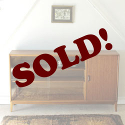 イギリス・ブックケース・本棚・チーク・GIBBS・ビンテージ・アンティーク