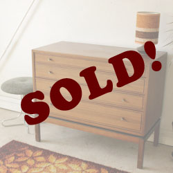 ビンテージ・チーク・チェスト・北欧・アンティーク・タンス・収納