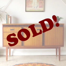 サイドボード・イギリス・チーク・ビンテージ・アンティーク・北欧