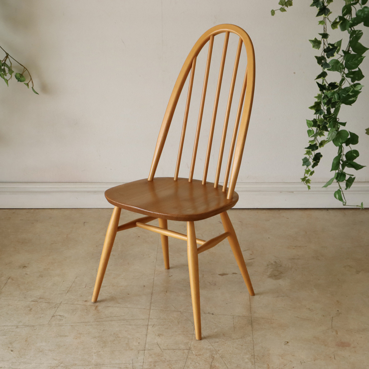 【122013】　アーコール（ERCOL）クエーカーチェア【ナチュラル】　