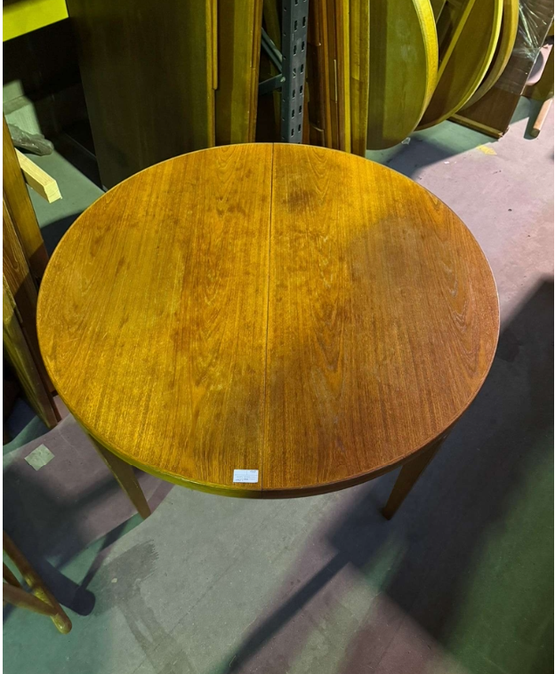 【comingsoon!】 Denmark Round dining table with 3 leaves | ItemCode-VIND107 | 送料込