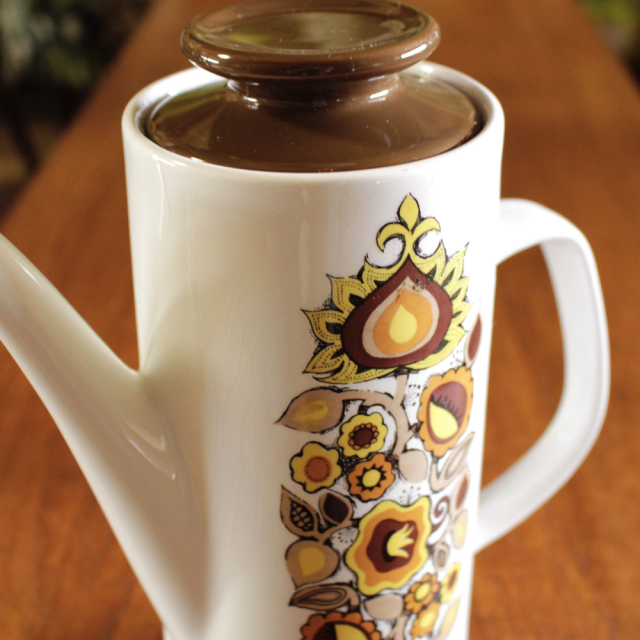 イギリス・食器・ビンテージ・コーヒーポット・アンティーク・レトロ・雑貨・ブロカント