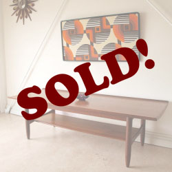 White&Newton コーヒーテーブル・イギリス・ビンテージ・チーク