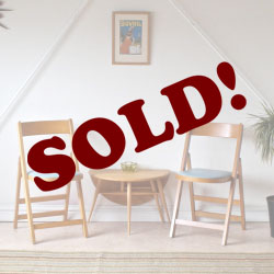 ビンテージ・アンティーク・チェア・折りたたみ・パイン